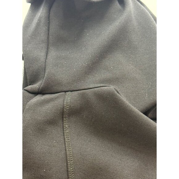 Eileen Fisher System Black Ponte Knit Jacket Stand Collar Full Zip Tencel Size M - Picture 5 of 9